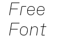 Hubot-Sans ExtraLight Italic