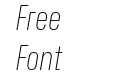 Hubot-Sans ExtraLight Narrow Italic