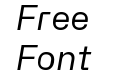 Hubot-Sans Regular Italic