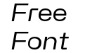 Hubot-Sans Regular Wide Italic