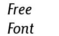 ITCGoudySansMediumItalic