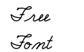 FRB American Cursive Medium