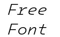 IntelOne Mono Light Italic