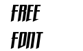 Justice Fighters Semi-Italic