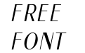 Fine Sans Italic