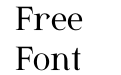 Modern Brush Style Serif Person