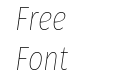 Fira Sans Extra Condensed Thin Italic