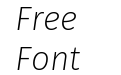 Fira Sans ExtraLight Italic