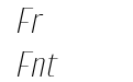 Nanueng DEMO ExtraLight Italic