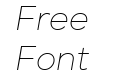 Nexa-Trial Thin Italic