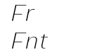 Nirand DEMO ExtraLight Italic