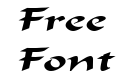 Flat Brush Extended Italic