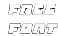 Planet Joust Outline Italic