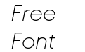 TT Fors Trial ExtraLight Italic