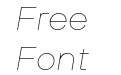 TT Hoves Pro Trl Expanded Hairline Italic