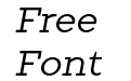 TT Slabs Trial Italic