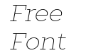 TT Slabs Trial Thin Italic