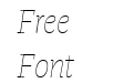 TangerSerifNarrowUl-UltraLightItalic