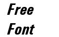 UniversCondensed Bold italic