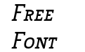 Frontenac Small Caps Italic