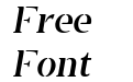 Vangba Italic