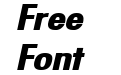 Fuji Extended Bold Italic