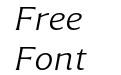 Accia Flare Light Italic