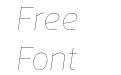 Acto Hairline Italic