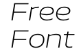 Aero Trial Light Italic