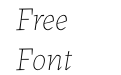 Albura Extra Light Italic