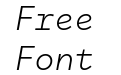 Antikor Mono Light Italic