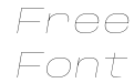 Anybody Extended Thin Italic