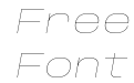 Anybody Extended Thin Italic