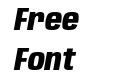 Anybody Narrow Ultra Bold Italic