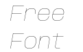 Anybody Wide Thin Italic