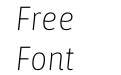 Asap Semi Condensed Thin Italic