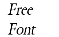 Galant Condensed Italic