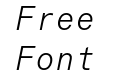 Basilar Mono Test Light Italic