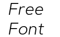 FSP DEMO Artegra Sans Light Italic FSP DEMO Artegra Sans Light Italic