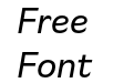 FSP DEMO CA Slalom Book Italic Regular FSP DEMO CA Slalom Book Italic Regular