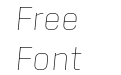 FSP DEMO Sinter Thin Italic