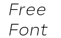 FSP DEMO Stray Extra Light Italic Regular FSP DEMO Stray Extra Light Italic Regular