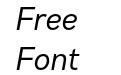 Gabriel Sans Cond Trial Normal Italic Gabriel Sans Cond Trial Normal Italic
