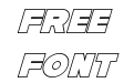 Han Solo Outline Italic