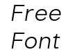 Inerta Light Italic Inerta Light Italic