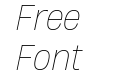 HeadingNow Trial 61 Thin Italic