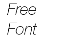 Helvetica CE 35 Thin