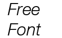 Helvetica LT 46 Light Italic