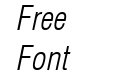 Helvetica LT Condensed Light Oblique