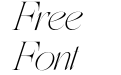 Nympha Trial Light Italic Nympha Trial Light Italic